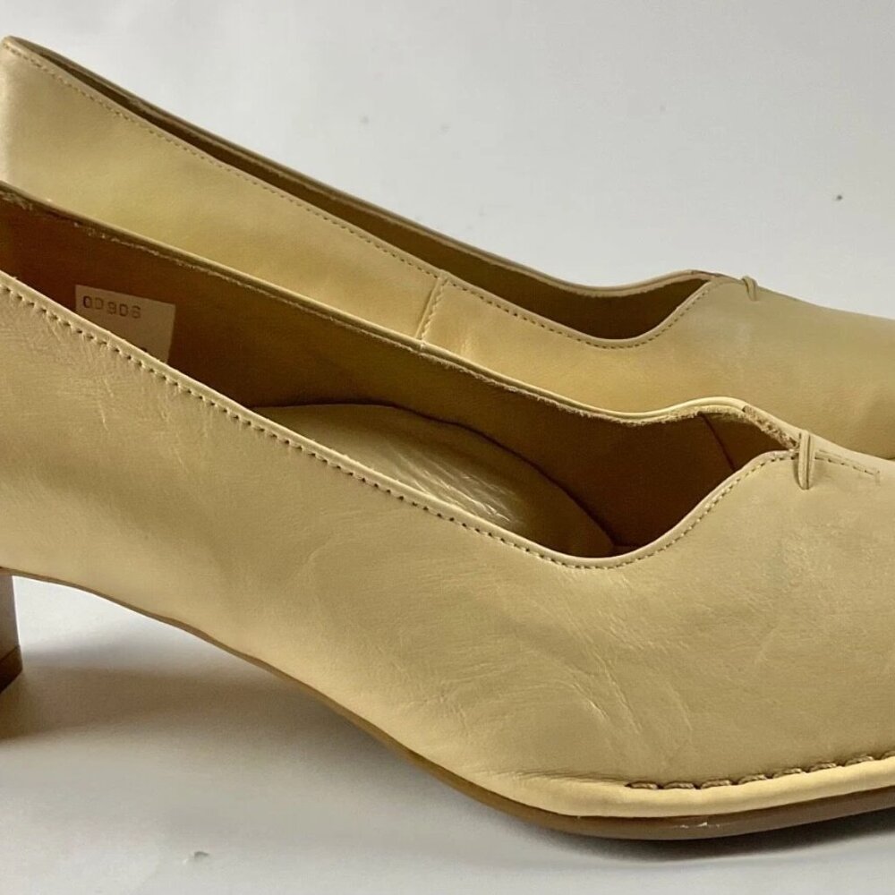 Ara brand, beautiful genuine leather shoes pumps, beige color, size 7 US (37 EU) - Picture 4 of 6